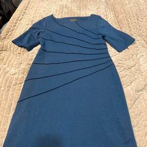 Connected apparel blue dress with